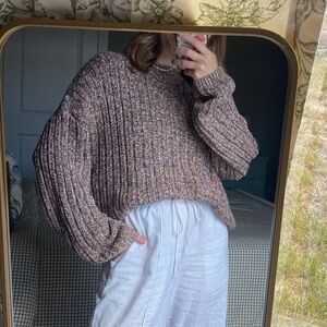 Universal Thread Chunky Brown Sweater
